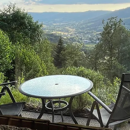 Le Cozy De Bouvacote Avec Vue Panoramique Et Sauna 아파트 *