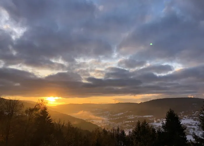 Le Cozy De Bouvacote Avec Vue Panoramique Et Sauna 公寓 勒索里