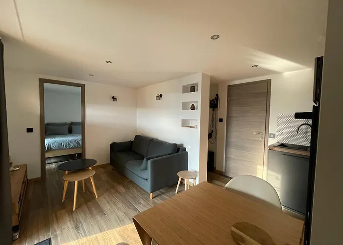 아파트 Le Cozy De Bouvacote Avec Vue Panoramique Et Sauna