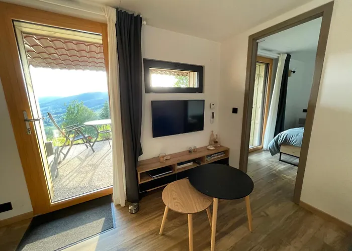 아파트 Le Cozy De Bouvacote Avec Vue Panoramique Et Sauna *