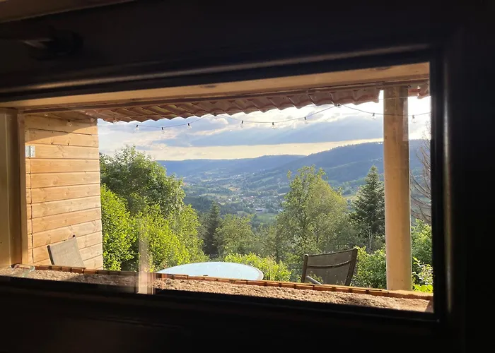 公寓 Le Cozy De Bouvacote Avec Vue Panoramique Et Sauna 勒索里